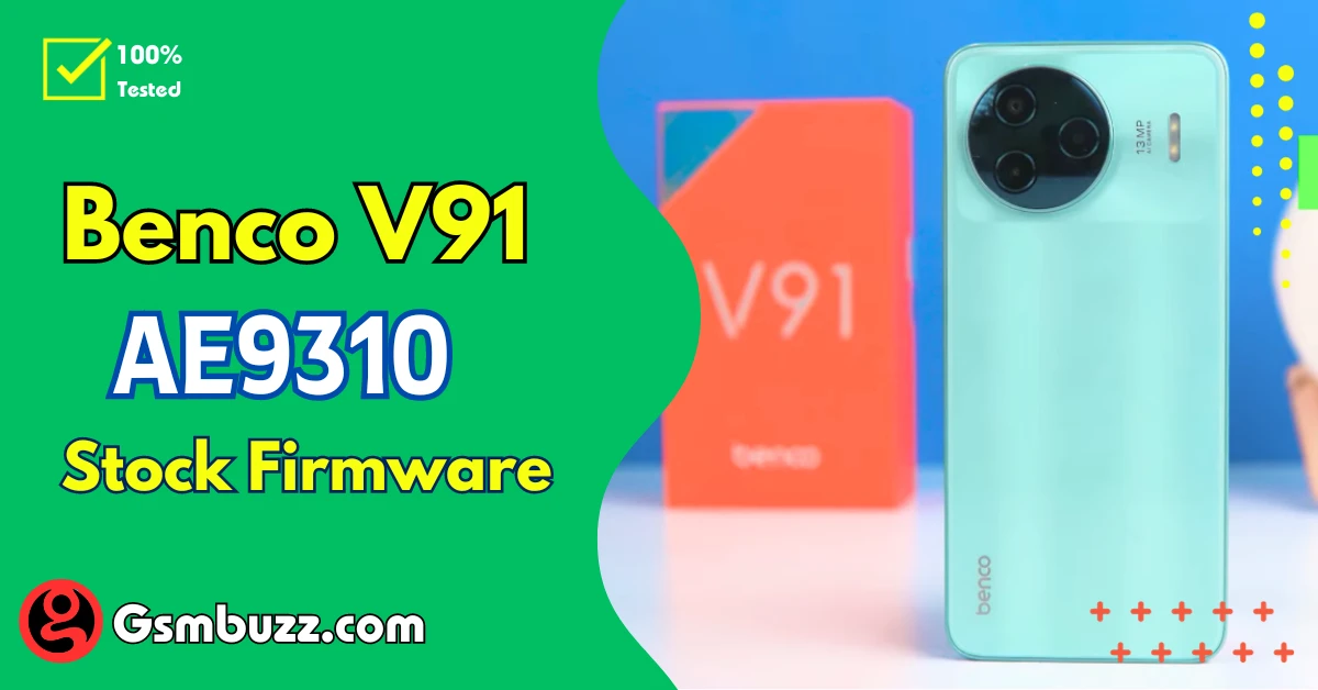 Benco V91 AE9310 Flash File Without Password