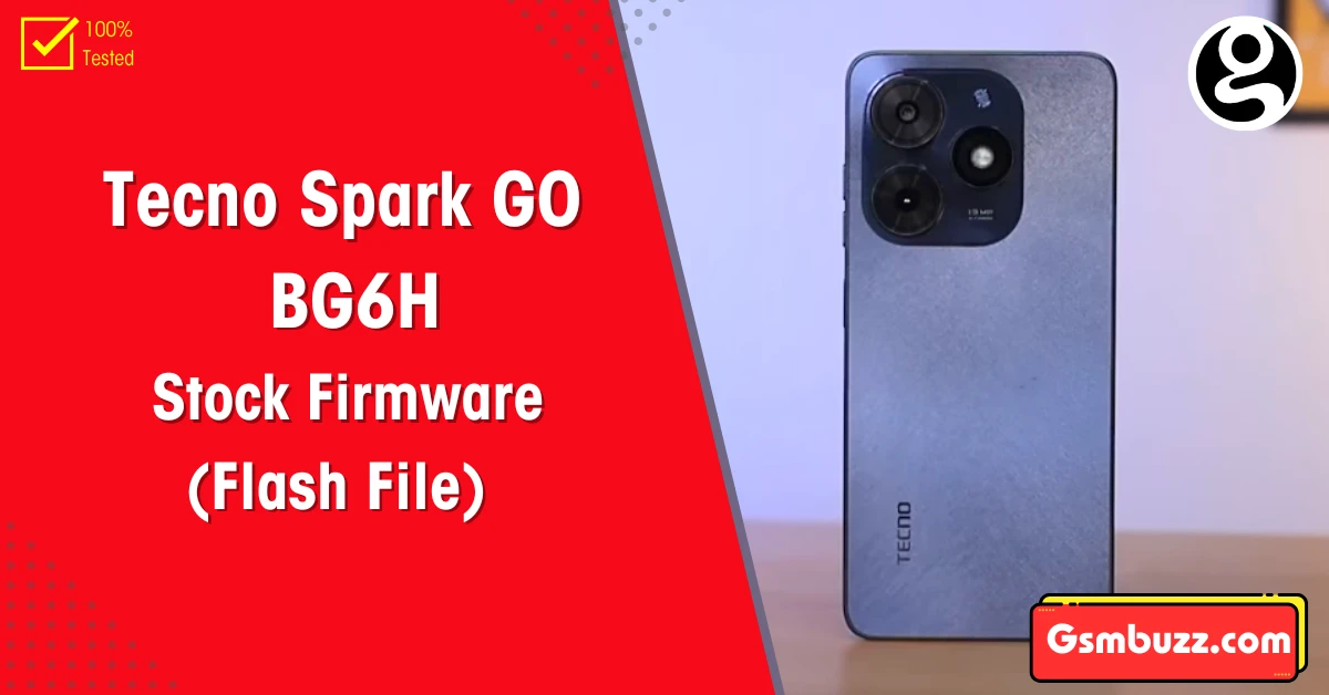 Tecno Spark GO 2024 BG6H Flash File (Stock Firmware)