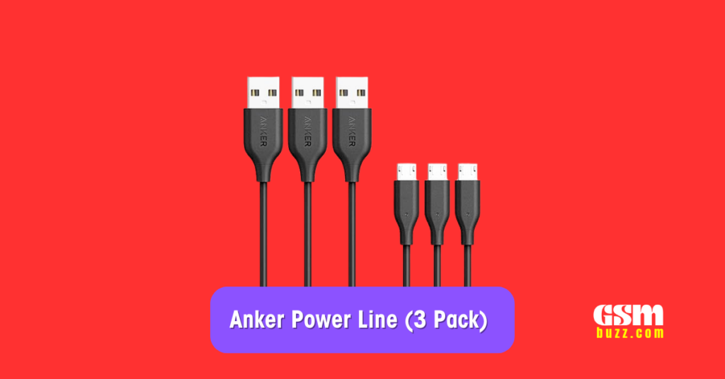 Anker Power Line Micro USB Cable (3 feet Pack)